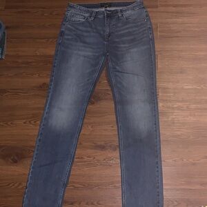 Brother Blue Washed Straight Leg Jeans